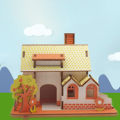 Gotoamei Kids 3D wooden DIY Houses Jigsaw Children Castle Construction Pattern Puzzle Toy
Gotoamei Kids 3D wooden DIY Houses Jigsaw Children Castle Construction Pattern Puzzle Toy