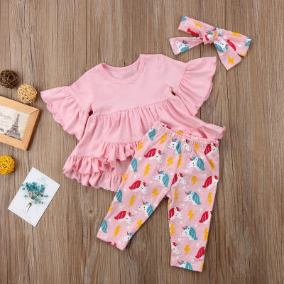 Fashion New Kids Baby Girls Dress Ruffles Tops T shirtUnicorn Pants Outfits Set Clothes
Fashion New Kids Baby Girls Dress Ruffles Tops T shirtUnicorn Pants Outfits Set Clothes