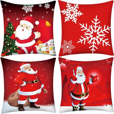 Tailored Merry Christmas Print Pillow Case Polyester Sofa Car Cushion Cover Home Decor
Tailored Merry Christmas Print Pillow Case Polyester Sofa Car Cushion Cover Home Decor