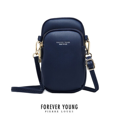 Korean version of the pure womens one-shoulder phone bag stylish simple slant cross bag
Korean version of the pure womens one-shoulder phone bag stylish simple slant cross bag