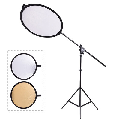 Andoer Photo Studio 24"60cm 2in1 Portable Collapsible Disc Reflector 26"-70"67cm-177cm Swivel Head Reflector Arm Support w Br
Andoer Photo Studio 24"60cm 2in1 Portable Collapsible Disc Reflector 26"-70"67cm-177cm Swivel Head Reflector Arm Support w Br