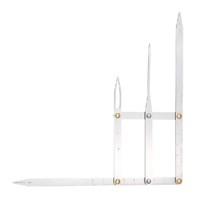 Golden Ratio Calipers Positioning Ruler for Eyebrow Makeup Caliper Measure Stainless Steel
Golden Ratio Calipers Positioning Ruler for Eyebrow Makeup Caliper Measure Stainless Steel