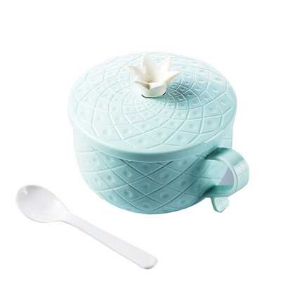 Toponeto Cute Pineapple Stainless Steel Bowl With Lid Thickening Anti-scalding Spoon
Toponeto Cute Pineapple Stainless Steel Bowl With Lid Thickening Anti-scalding Spoon