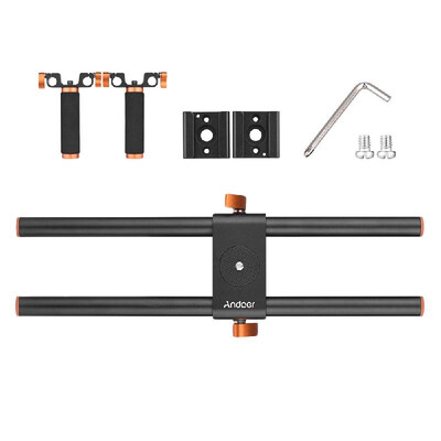 Andoer Dual Handheld Grip Bracket Kit Gimbal 14 Inch Screw Mounts Extended Handle for Zhiyun Feiyu Stabilizer
Andoer Dual Handheld Grip Bracket Kit Gimbal 14 Inch Screw Mounts Extended Handle for Zhiyun Feiyu Stabilizer