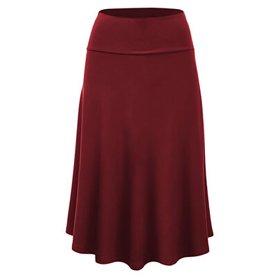 Roseonmyhand Women Plus Size Solid Flare Hem High Waist Midi Skirt Sexy Uniform Pleated Skirt
Roseonmyhand Women Plus Size Solid Flare Hem High Waist Midi Skirt Sexy Uniform Pleated Skirt