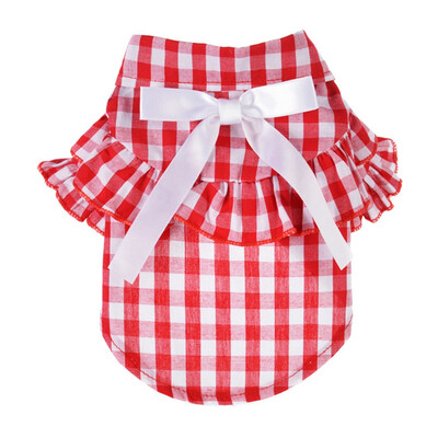 Pet Puff Sleeve Princess Dress Dog Cat Teddy Puppy Plaids Short Sleeve Dress Summer Bowknot Design Clothes For Small Medium Dog
Pet Puff Sleeve Princess Dress Dog Cat Teddy Puppy Plaids Short Sleeve Dress Summer Bowknot Design Clothes For Small Medium Dog