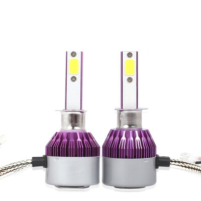 H1 C6P 2PCS Led Cob LED Chip Car Headlamp 36W 6500k White Light 8000LM Car Bulb Fog Light Purple
H1 C6P 2PCS Led Cob LED Chip Car Headlamp 36W 6500k White Light 8000LM Car Bulb Fog Light Purple