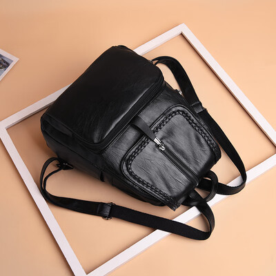 Shoulder bag ladies Korean version of Joker tide backpack PU soft leather leisure fashion travel super fire bag
Shoulder bag ladies Korean version of Joker tide backpack PU soft leather leisure fashion travel super fire bag