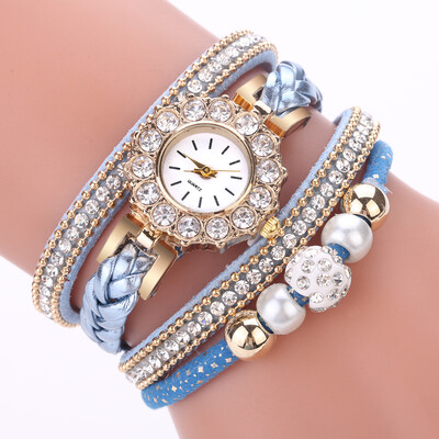 Korean fashion trend diamond casual circle watch personality pearl point diamond English watch
Korean fashion trend diamond casual circle watch personality pearl point diamond English watch