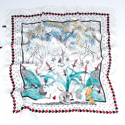 New scarf female Korean version of the small square scarf spring&autumn tide hair band female small fresh Korean professional silk scarf decorative scarf
New scarf female Korean version of the small square scarf spring&autumn tide hair band female small fresh Korean professional silk scarf decorative scarf
