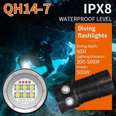Saidsome 80m LED Diving Flashlight Photography Light Underwater IPX8 Waterproof Torch Lam flashlight lamp
Saidsome 80m LED Diving Flashlight Photography Light Underwater IPX8 Waterproof Torch Lam flashlight lamp