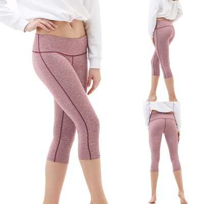 Tailored Womens Solid Color Hip High Waist Seven Points Yoga Pant Running Sports Pants
Tailored Womens Solid Color Hip High Waist Seven Points Yoga Pant Running Sports Pants