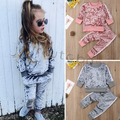 Kids Baby Boys Girls Sports Striped Velvet Suit Autumn Spring Outfits Set
Kids Baby Boys Girls Sports Striped Velvet Suit Autumn Spring Outfits Set