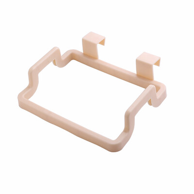 Kitchen Towel Rack Hanging Holder Garbage Bag Shelf Cupboard Cabinet Door Back Hanger Sponge Holder Storage Organizer Bathroom