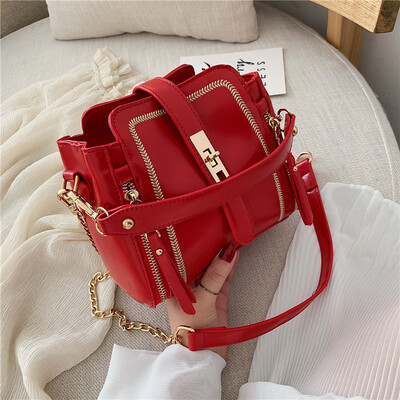 Summer foreign gas handheld bag simple chic chain womens bag new 2019 fashion bucket bag single shoulder oblique satchel bag
Summer foreign gas handheld bag simple chic chain womens bag new 2019 fashion bucket bag single shoulder oblique satchel bag