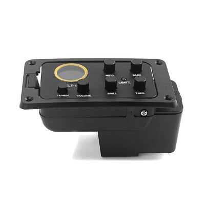 Acoustic Guitar Preamp 4-Band EQ Equalizer Piezo Pickup with Round LCD Tuner System Volume Control
Acoustic Guitar Preamp 4-Band EQ Equalizer Piezo Pickup with Round LCD Tuner System Volume Control