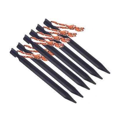 6pcs 18cm 700I Aluminium Alloy Tent Peg Nail Stake with Rope Camping Equipment Outdoor Beach Black
6pcs 18cm 700I Aluminium Alloy Tent Peg Nail Stake with Rope Camping Equipment Outdoor Beach Black