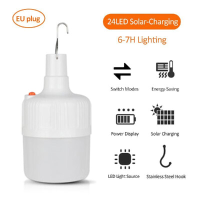 LEDs Solar Charging-Bulb Lamp Rechargeable Ultra Bright 25 Modes SMD5730 Emergency Light for Camping Outdoor Activities Hotels Ni
LEDs Solar Charging-Bulb Lamp Rechargeable Ultra Bright 25 Modes SMD5730 Emergency Light for Camping Outdoor Activities Hotels Ni