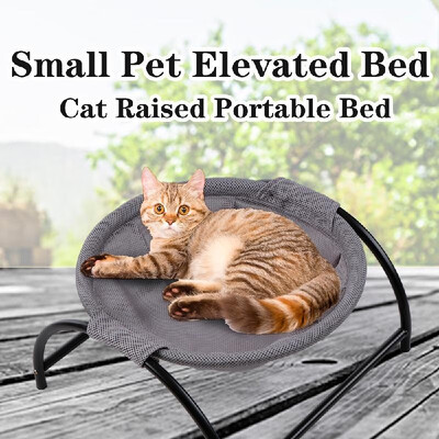Small Pet Elevated Bed Cat Raised Portable Bed Polyester Breathable Net Pad Steel Feet Perch
Small Pet Elevated Bed Cat Raised Portable Bed Polyester Breathable Net Pad Steel Feet Perch
