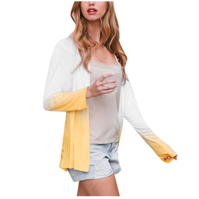 Toponeto Fashion Women Autumn Casual Gradient Full Sleeve Cardigan Wild Joker Coat
Toponeto Fashion Women Autumn Casual Gradient Full Sleeve Cardigan Wild Joker Coat