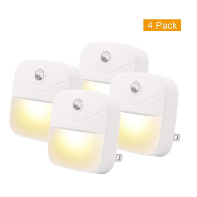 Pack of 4 Plug-in Wall LED Dusk-to-Dawn Light Sensor Night Light Bedroom Bathroom Kitchen Hallway Stairs Night Lamp AC220240V EU
Pack of 4 Plug-in Wall LED Dusk-to-Dawn Light Sensor Night Light Bedroom Bathroom Kitchen Hallway Stairs Night Lamp AC220240V EU