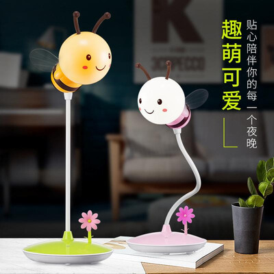 Cartoon childrens three-speed touch dimming night light animal bee light reading LED eye protection learning lamp
Cartoon childrens three-speed touch dimming night light animal bee light reading LED eye protection learning lamp