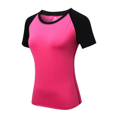 Women O-Neck Quick Dry Fitness Running T-shirts Summer Spring Outdoor Sports Elastic Clothes
Women O-Neck Quick Dry Fitness Running T-shirts Summer Spring Outdoor Sports Elastic Clothes