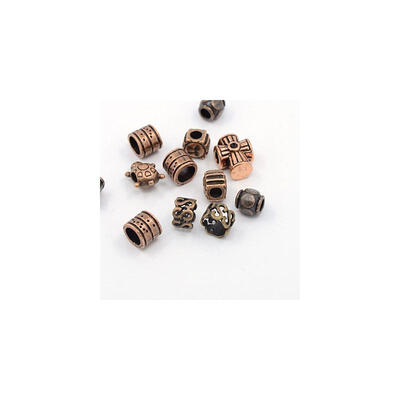 Tibetan Style European Beads Large Hole Beads Mixed Shapes Mixed Style Nickel Free Red Copper 613x814x612mm Hole 49mm
Tibetan Style European Beads Large Hole Beads Mixed Shapes Mixed Style Nickel Free Red Copper 613x814x612mm Hole 49mm
