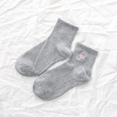 Women Socks Autumn Winter New Cartoon Animal Flamingo Embroidery Socks Ladies Cute College Wind Casual Sports Cotton Socks
Women Socks Autumn Winter New Cartoon Animal Flamingo Embroidery Socks Ladies Cute College Wind Casual Sports Cotton Socks
