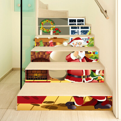 Tailored 3D Christmas Decor Stairs Wall Stickers Self Adhesive Door Mural Decals DIY Home
Tailored 3D Christmas Decor Stairs Wall Stickers Self Adhesive Door Mural Decals DIY Home