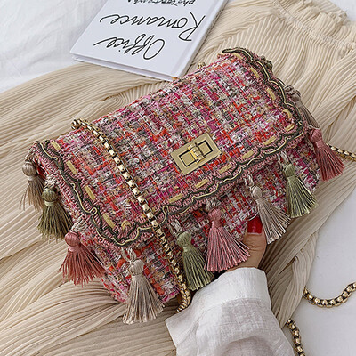 North bag foreign gas bag 2019 new Korean fashion woolen knit Joker chain shoulder slung small square bag
North bag foreign gas bag 2019 new Korean fashion woolen knit Joker chain shoulder slung small square bag