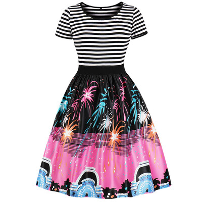 Hepburn Vintage Series Women Dress Spring And Winter Round Neck Cat&fish&Christmas Printing Stitching Design Short Sleeve Corset
Hepburn Vintage Series Women Dress Spring And Winter Round Neck Cat&fish&Christmas Printing Stitching Design Short Sleeve Corset
