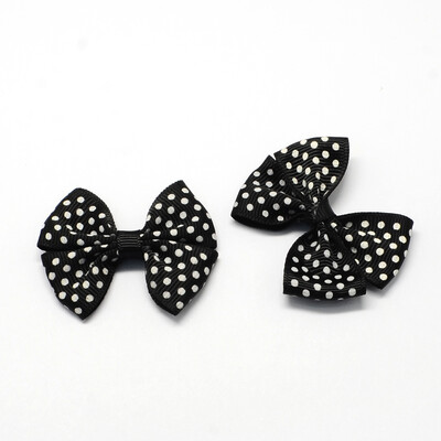 Handmade Woven Costume Accessories Dot Printed Grosgrain Bowknot Black 45x56x8mm about 200pcsbag
Handmade Woven Costume Accessories Dot Printed Grosgrain Bowknot Black 45x56x8mm about 200pcsbag