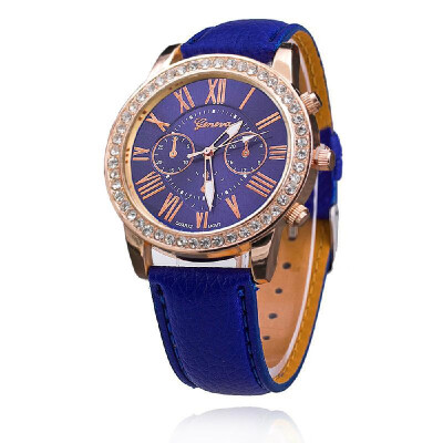Women Fashion Three Dials Quartz Watch Luxury Diamond Leather Band Alloy Case Wrist Watches
Women Fashion Three Dials Quartz Watch Luxury Diamond Leather Band Alloy Case Wrist Watches