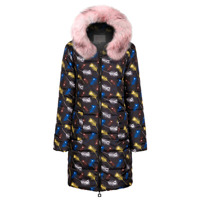 Toponeto Womens Winter Print Long Down Cotton Ladies Hooded Coat Quilted Jacket Outwear
Toponeto Womens Winter Print Long Down Cotton Ladies Hooded Coat Quilted Jacket Outwear