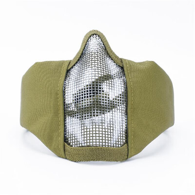 ZL-V12 Half-face Mesh Mask Impact-resistance Protective Mask Ear Protection Carbon Steel Mesh for Outdoor CS Paintball Match Tacti
ZL-V12 Half-face Mesh Mask Impact-resistance Protective Mask Ear Protection Carbon Steel Mesh for Outdoor CS Paintball Match Tacti
