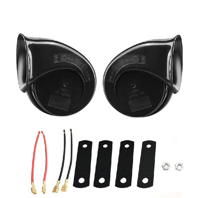 2 Pcs Car Horn Black Universal 12v Loud Dual-tone Snail Electric Horn 140db for Car Truck Motorcycle
2 Pcs Car Horn Black Universal 12v Loud Dual-tone Snail Electric Horn 140db for Car Truck Motorcycle