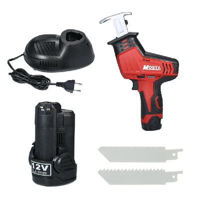 MOSTA 12V 180W Electric Saw Cordless Portable Saw Reciprocating Saw 3000rpm Charging Rechargeable 1500mAh Li-ion Lithium Battery w
MOSTA 12V 180W Electric Saw Cordless Portable Saw Reciprocating Saw 3000rpm Charging Rechargeable 1500mAh Li-ion Lithium Battery w