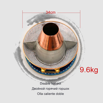 Genuine Cloisonne copper hot pot Traditional old-fashioned pure copper thickened charcoal pure copper New marriage relocation cere
Genuine Cloisonne copper hot pot Traditional old-fashioned pure copper thickened charcoal pure copper New marriage relocation cere