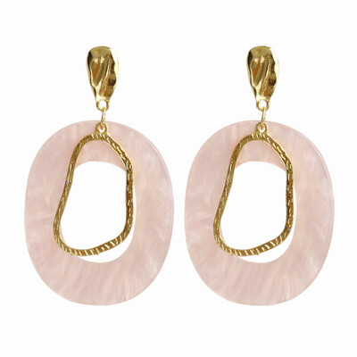 EK886 Bohemia Round Acrylic Drop Earrings Cold Wind Earrings for Women Gold Color Metal Irregular Resin Earrings Fashion Jewelry
EK886 Bohemia Round Acrylic Drop Earrings Cold Wind Earrings for Women Gold Color Metal Irregular Resin Earrings Fashion Jewelry