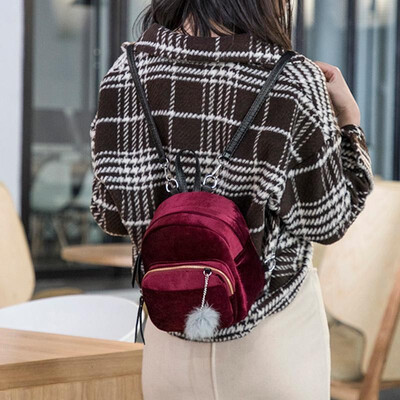 New Women Velvet Backpack High Quality Retrol Ladies Girls Bagpack Travel Bag All-Match Schoolbag Black
New Women Velvet Backpack High Quality Retrol Ladies Girls Bagpack Travel Bag All-Match Schoolbag Black
