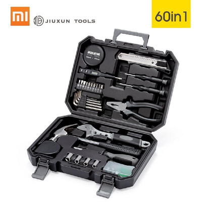 Xiaomi Mijia JIUXUN 60 in 1 Toolkit DIY Household Home Repair Toolswith Screwdriver Wrench Hammer Band Tape Plier Knife ToolBox
Xiaomi Mijia JIUXUN 60 in 1 Toolkit DIY Household Home Repair Toolswith Screwdriver Wrench Hammer Band Tape Plier Knife ToolBox