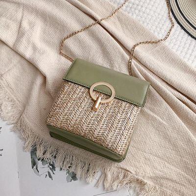 New small bag female 2019 summer tide Korean fashion crossbody bag wild chain small square bag retro straw bag
New small bag female 2019 summer tide Korean fashion crossbody bag wild chain small square bag retro straw bag