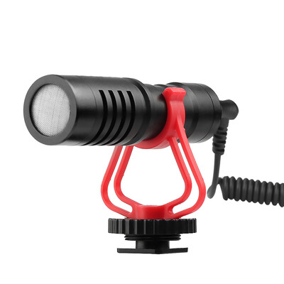 Universal Cardioid Directional Video Condenser Microphone Mini Mic 35mm Plug with Anti-Shock Mount for Canon Nikon Sony DSLR ILDC
Universal Cardioid Directional Video Condenser Microphone Mini Mic 35mm Plug with Anti-Shock Mount for Canon Nikon Sony DSLR ILDC