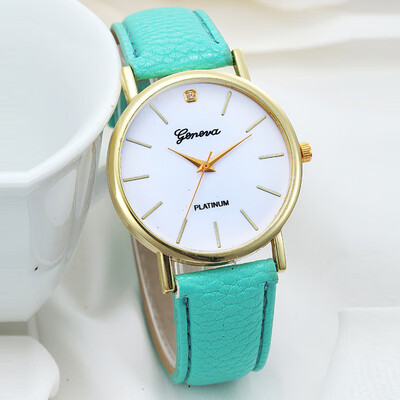 Womens Watches Fashion Geneva Simple Leather Belt Bayan Saat Montre Femme Acier Inoxydable Watch
Womens Watches Fashion Geneva Simple Leather Belt Bayan Saat Montre Femme Acier Inoxydable Watch