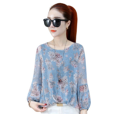 Fashion Floral Print Women Shirt Chiffon Blusas Femininas Tops Elegant Ladies Formal Office Blouse Ultra-thin Plus Size Shirts
Fashion Floral Print Women Shirt Chiffon Blusas Femininas Tops Elegant Ladies Formal Office Blouse Ultra-thin Plus Size Shirts
