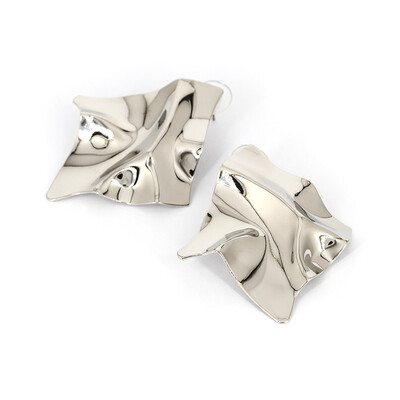 2019 New Arrival ZA gold Metal Earring fashion statement irregular metal Stud Earrings for women
2019 New Arrival ZA gold Metal Earring fashion statement irregular metal Stud Earrings for women