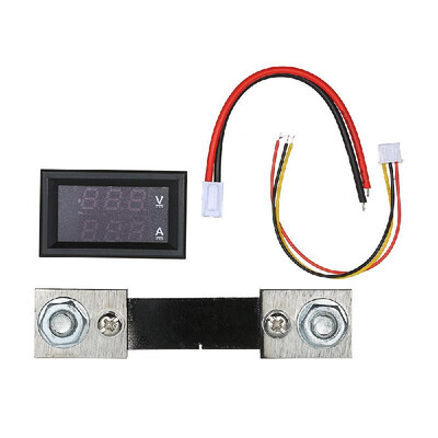 028" LED Voltmeter Ammeter 100V 100A Digital Multimeter Display Voltage Current Tester Blue Red Dual Digital Display
028" LED Voltmeter Ammeter 100V 100A Digital Multimeter Display Voltage Current Tester Blue Red Dual Digital Display