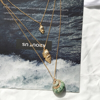 New Gold Multi layer Necklace For Women Girl Sea Shell Choker Necklaces & Pendants 2019 Female Ocean Jewelry Srar
New Gold Multi layer Necklace For Women Girl Sea Shell Choker Necklaces & Pendants 2019 Female Ocean Jewelry Srar