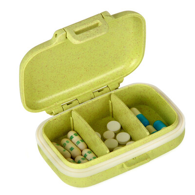 Shoumei wheat straw kit mini small box portable box medicine box one week travel portable pills pills medicine box JD-SY-20 green
Shoumei wheat straw kit mini small box portable box medicine box one week travel portable pills pills medicine box JD-SY-20 green
